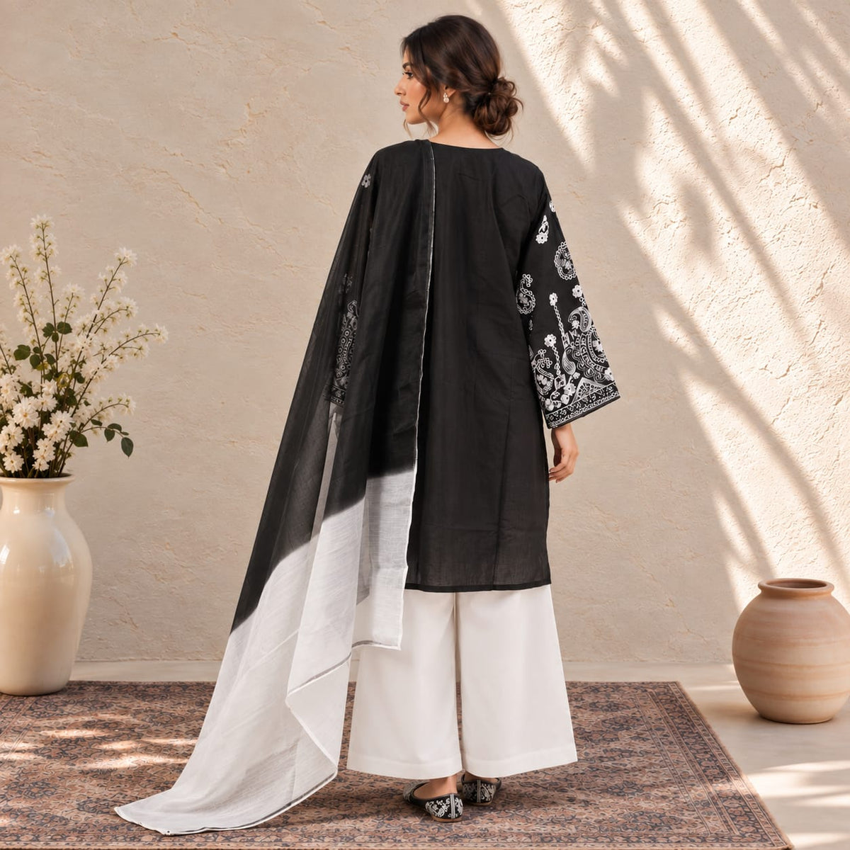 Summer Stitched 3PCs Embroidered Lawn Dress - TS 04