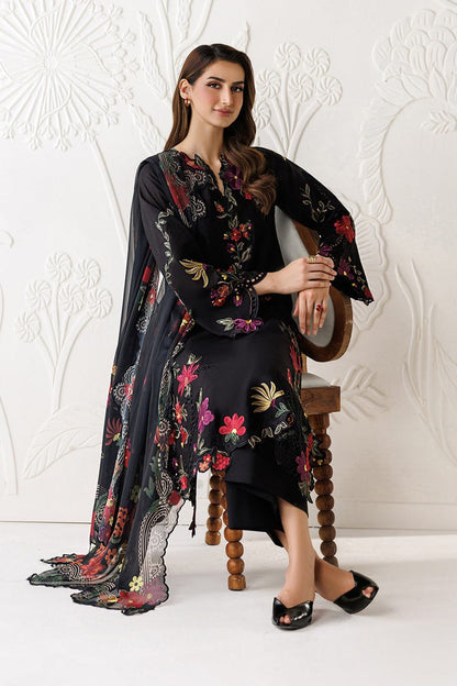 Summer Unstitched 3 Piece Embroidered Lawn Dress - 501