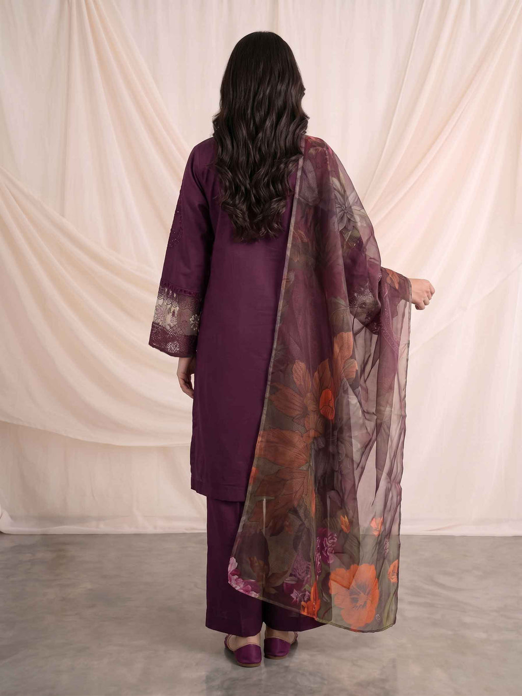 Summer Stitched 3 Piece Embroidered Lawn Dress - TS 02