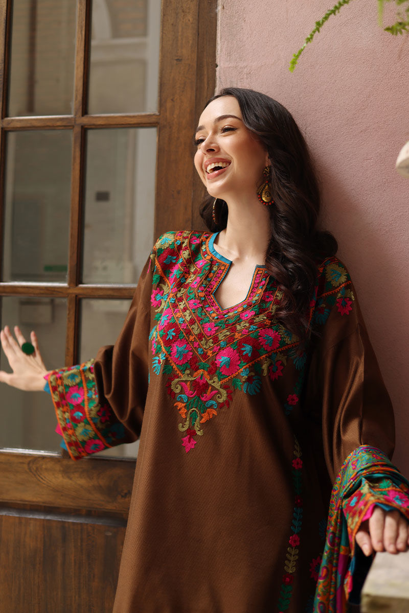 Lawn 3 Piece Embroidered Dress - 382