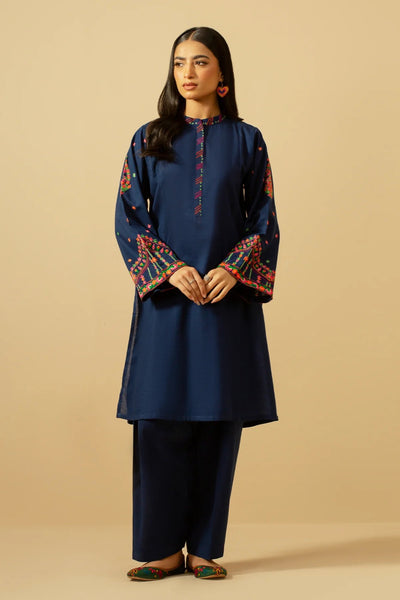 Summer Unstitched 2PCs Embroidered Lawn Dress- 319