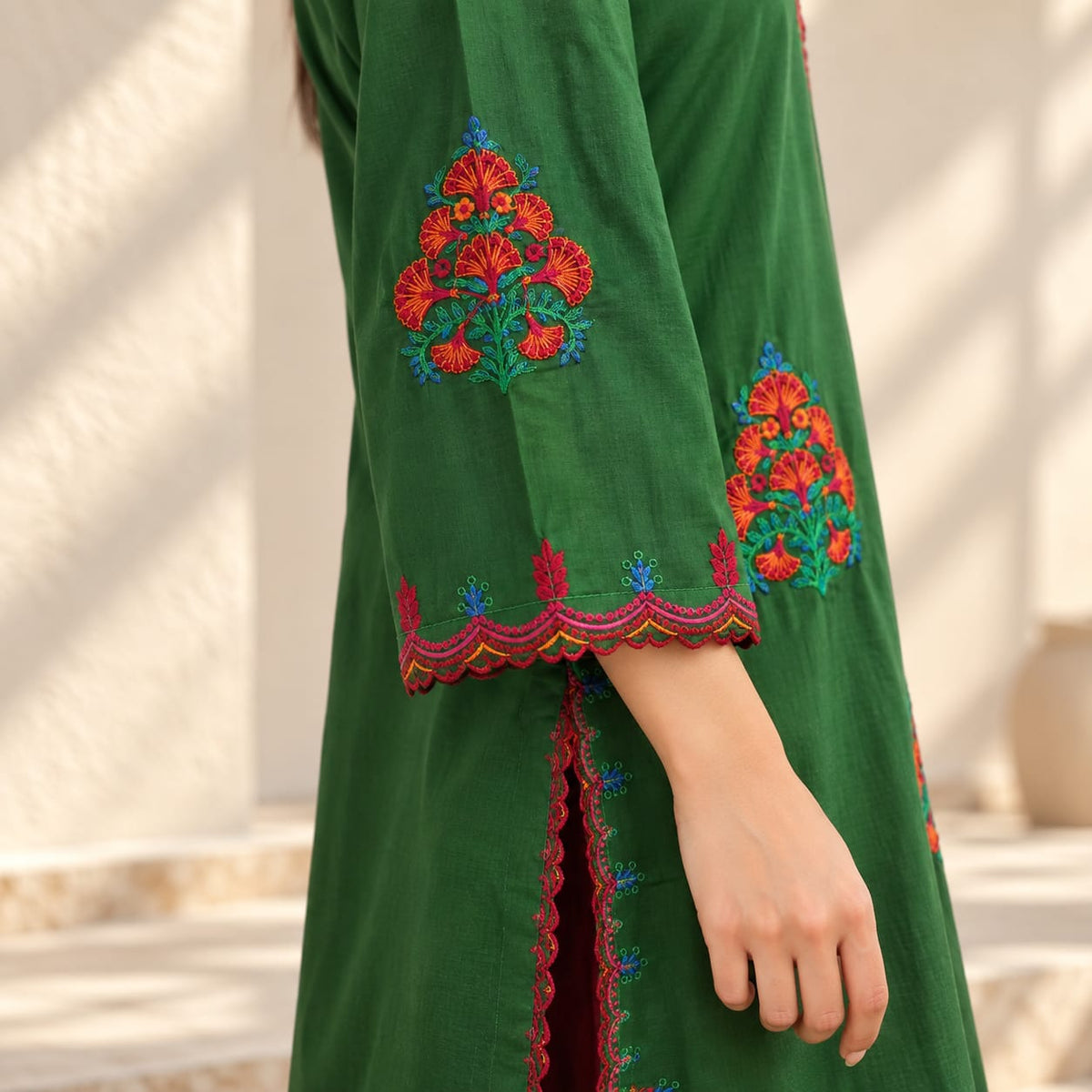 Summer Stitched 3PCs Embroidered Lawn Dress - TS 20