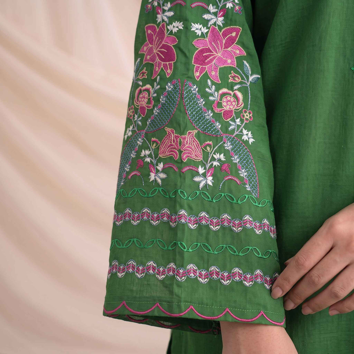 Summer Stitched 3PCs Embroidered Lawn Dress - TS 09