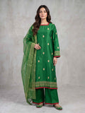 Winter Stiched 3 Piece Kataan Silk Embroidered Dress - TW 10