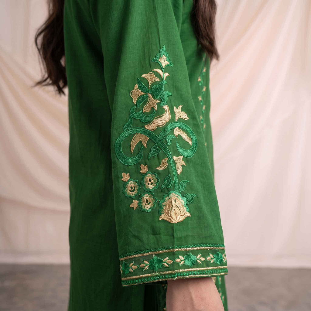 Summer Stitched 3PCs Embroidered Lawn Dress  - TS 18