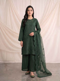 Summer Stitched 3PCs Embroidered Lawn Dress   - TS 05