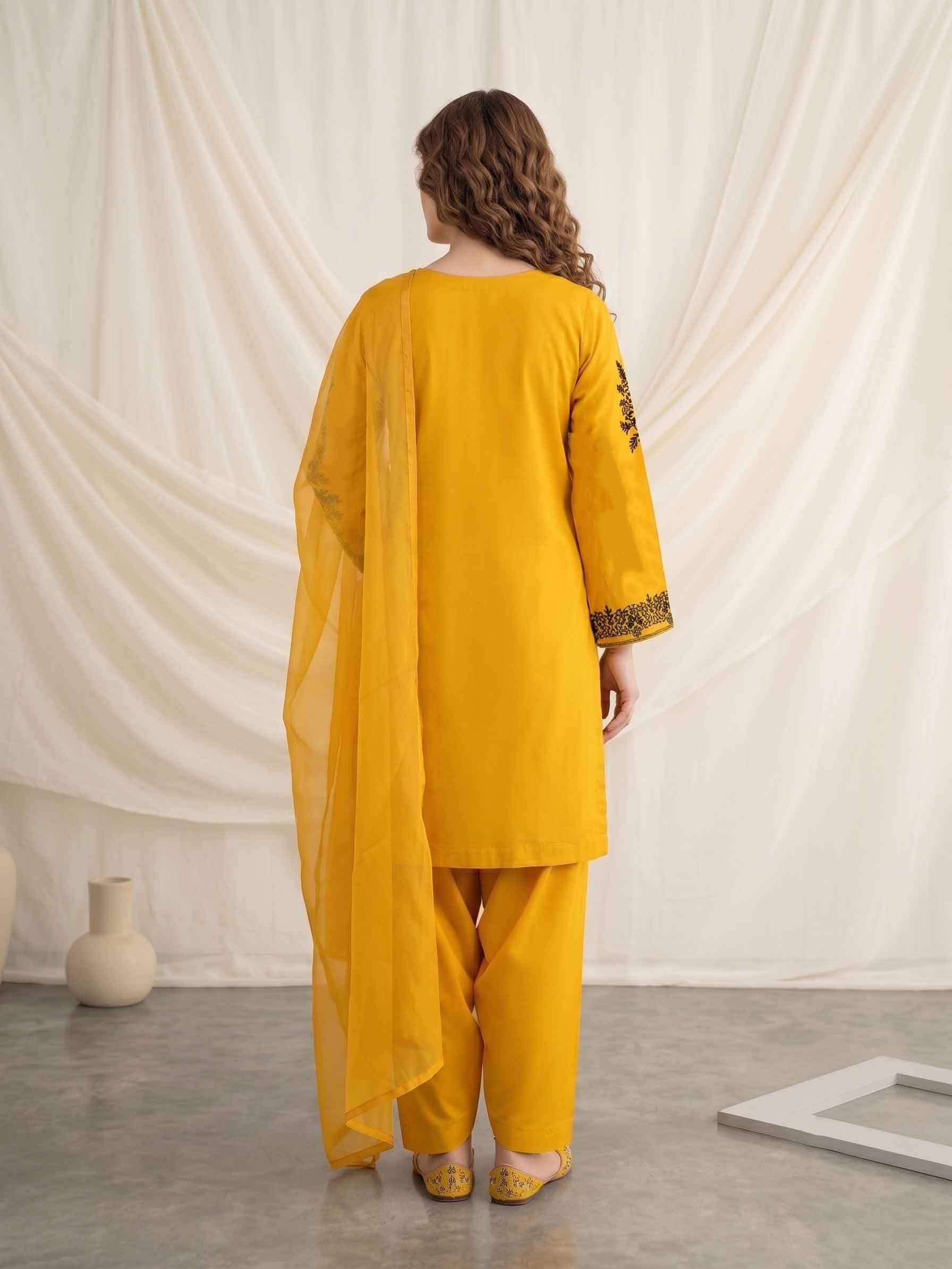 Summer Stitched 3PCs Embroidered Lawn Dress  - TS 16