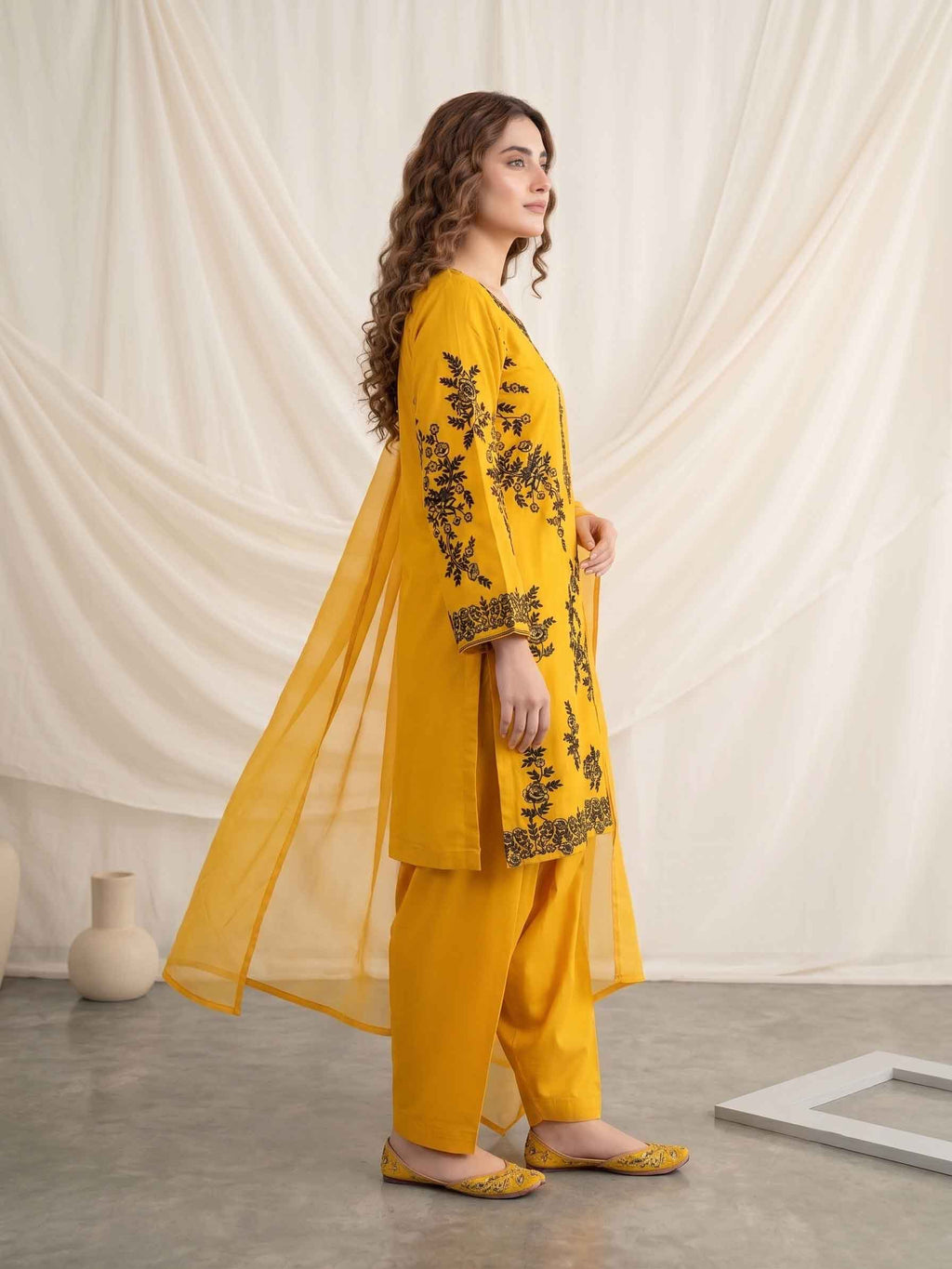 Summer Stitched 3PCs Embroidered Lawn Dress  - TS 16