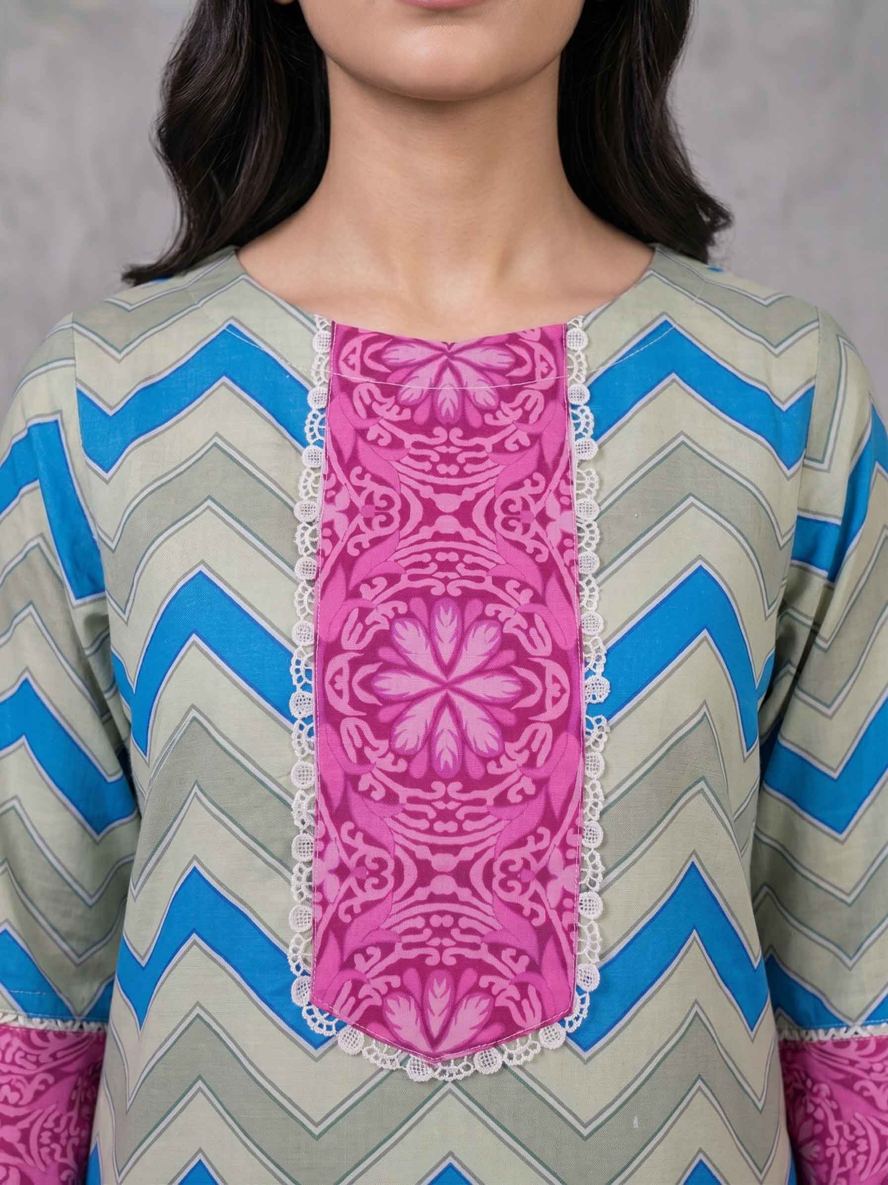 Winter Stitched 3PCs Digital Printed Karandi Dress- TW 02