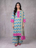 Winter Stitched 3PCs Digital Printed Karandi Dress- TW 02