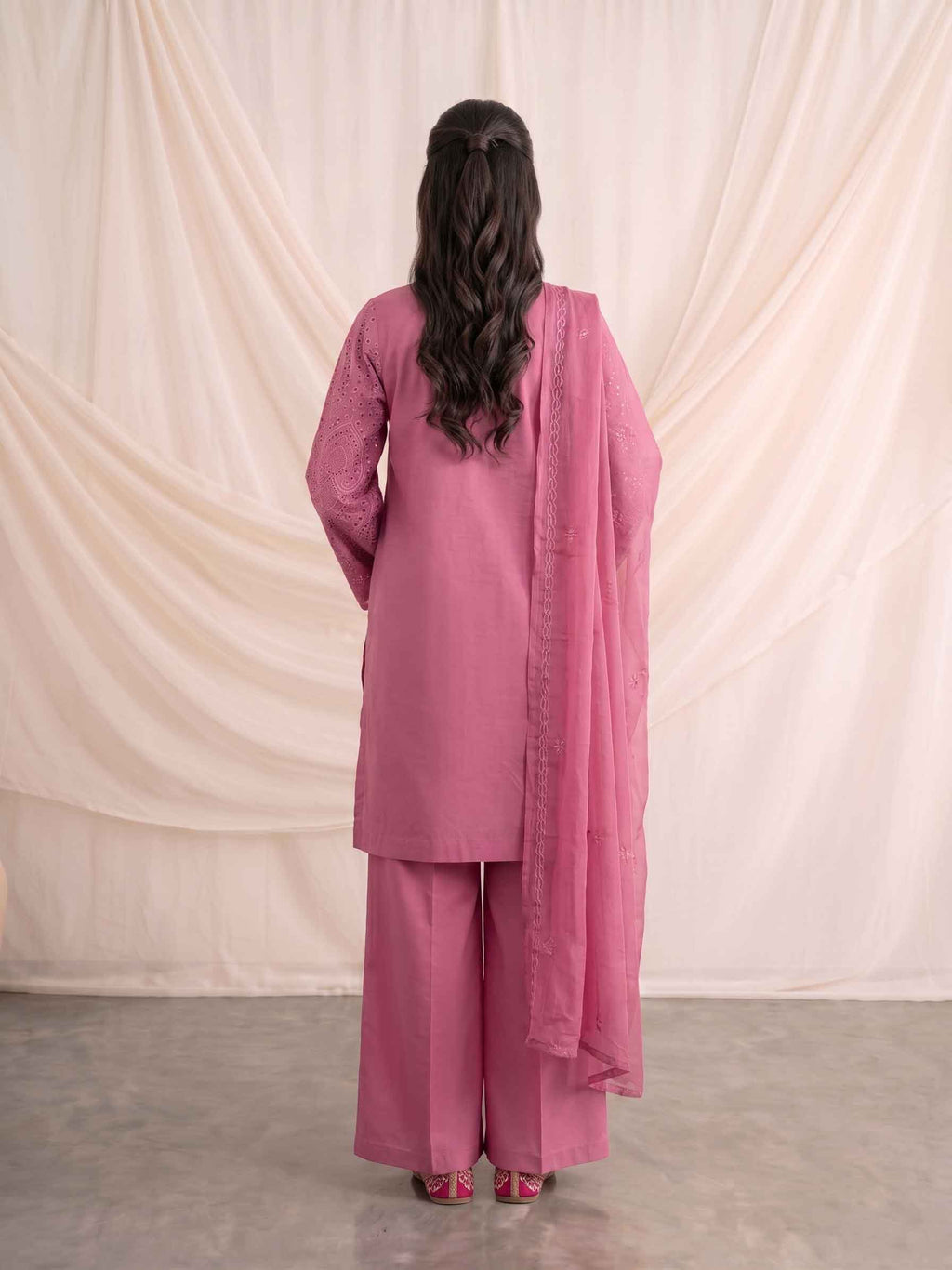 Summer Stitched 3PCs Embroidered Lawn Dress   - TS 07