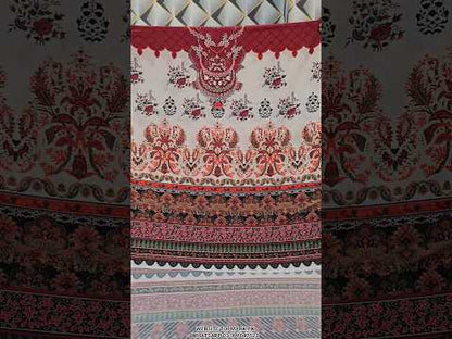 Summer Unstitched 3PCs Digital Printed Lawn Dress With Digital Printed Lawn Dupatta  - 470