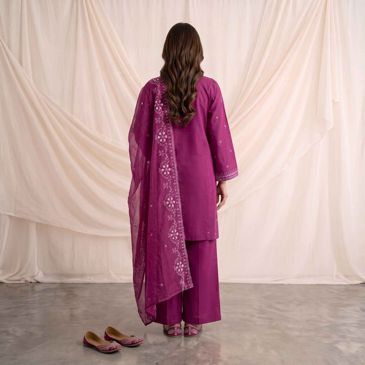 Summer Stitched 3PCs Embroidered Lawn Dress - TS 03