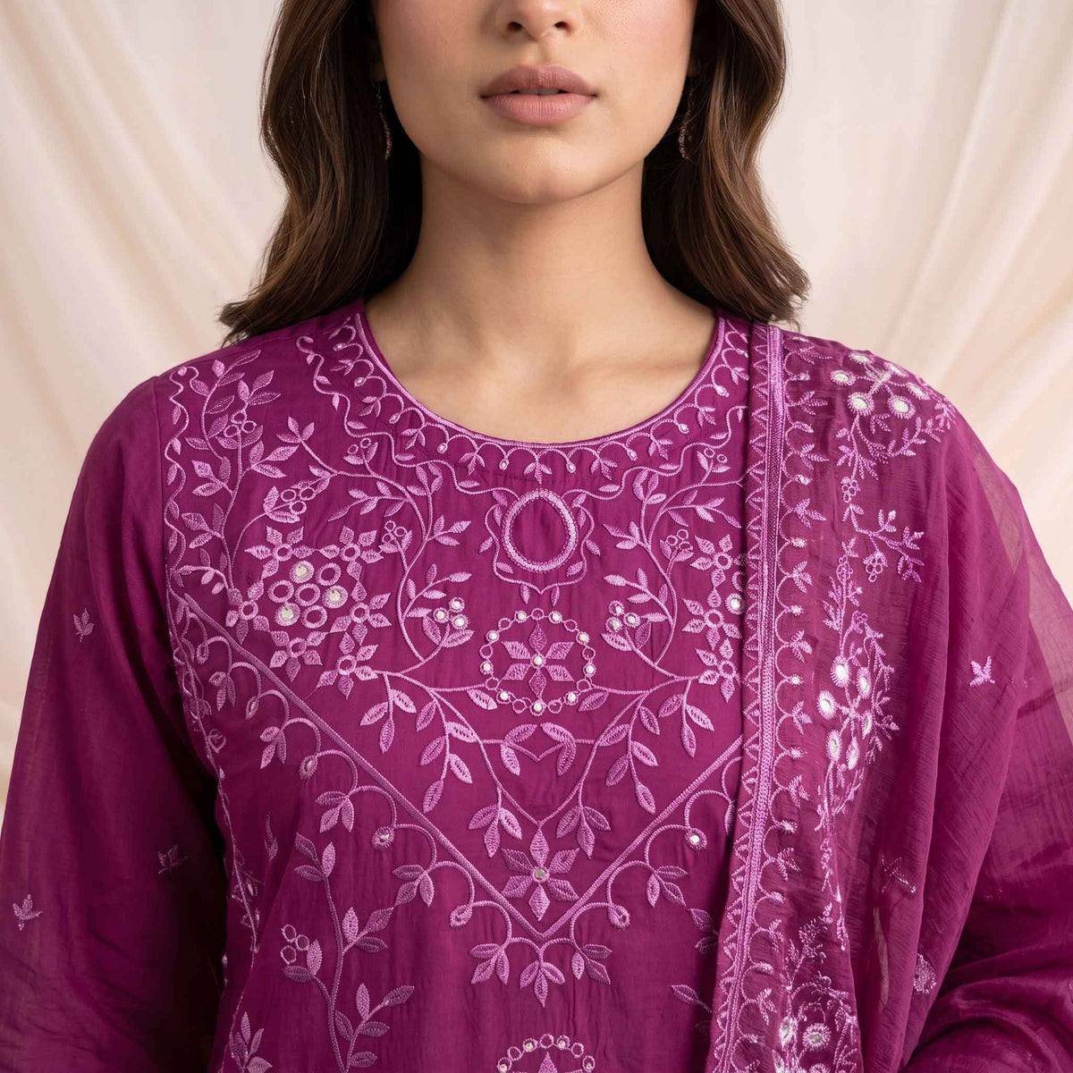 Summer Stitched 3PCs Embroidered Lawn Dress - TS 03
