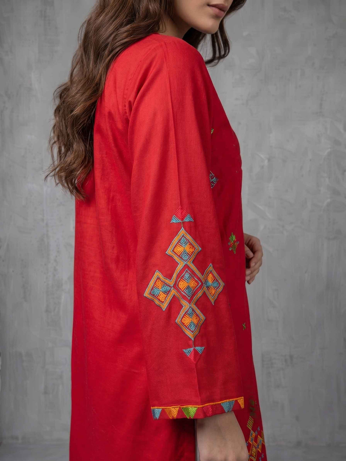 Winter 3PC Dhanak Embroidered Suit - TW 14