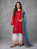 Winter 3PC Dhanak Embroidered Suit - TW 14