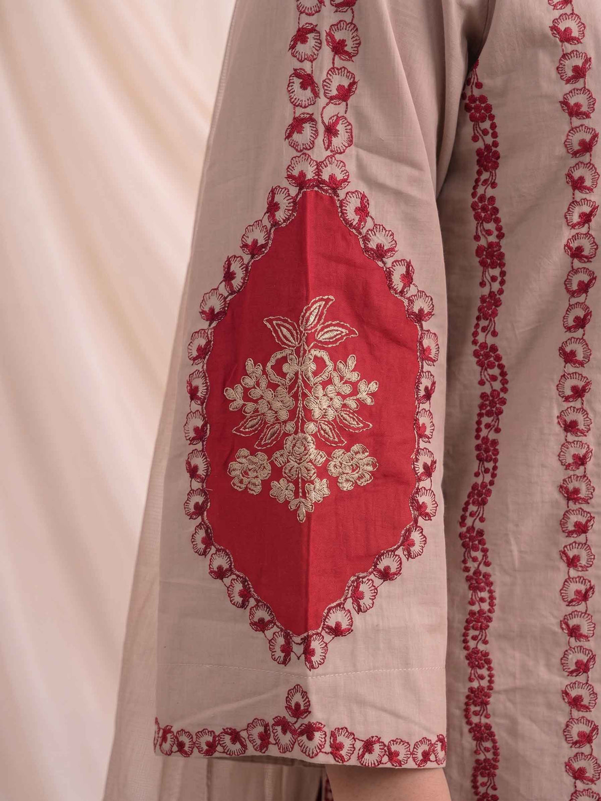 Summer Stitched 3 Piece Embroidered Lawn Dress - TS 10